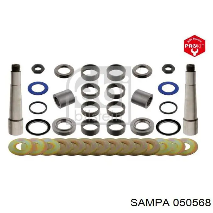 Juego de reparación de pivote de muñón de dirección Sampa Otomotiv‏ 050568 precio, desde 144,35 EUR
