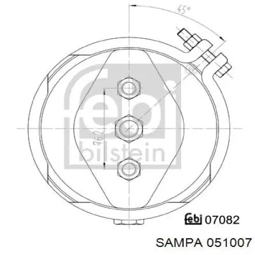 Comprar 051007 Sampa Otomotiv‏ Tubo flexible de escape