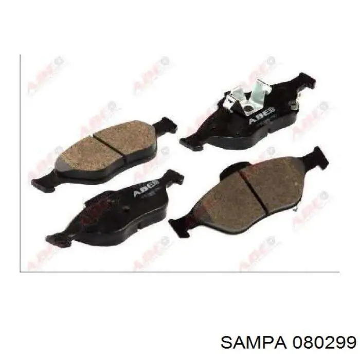 080.299 Sampa Otomotiv‏ casquillo del soporte de barra estabilizadora delantera
