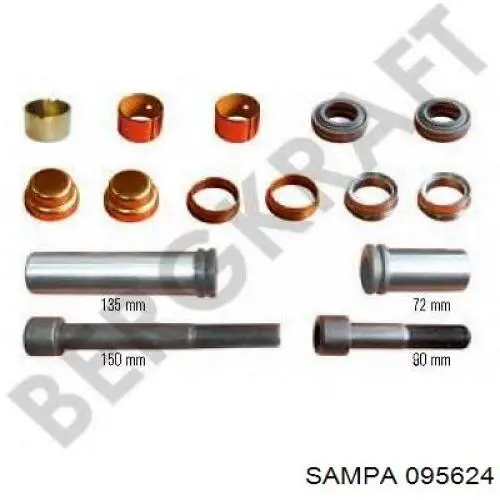 Comprar 095624 Sampa Otomotiv‏ Kit de reparación de pinzas de freno