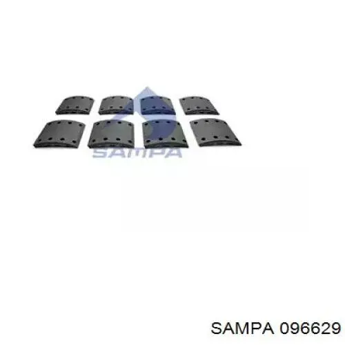 096.629 Sampa Otomotiv‏ zapatas de frenos de tambor traseras