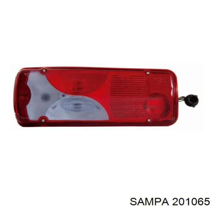 201065 Sampa Otomotiv‏ cristal de piloto posterior derecho