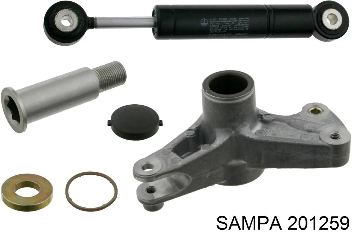 201259 Sampa Otomotiv‏ soporte, brazo tensor, correa poli v