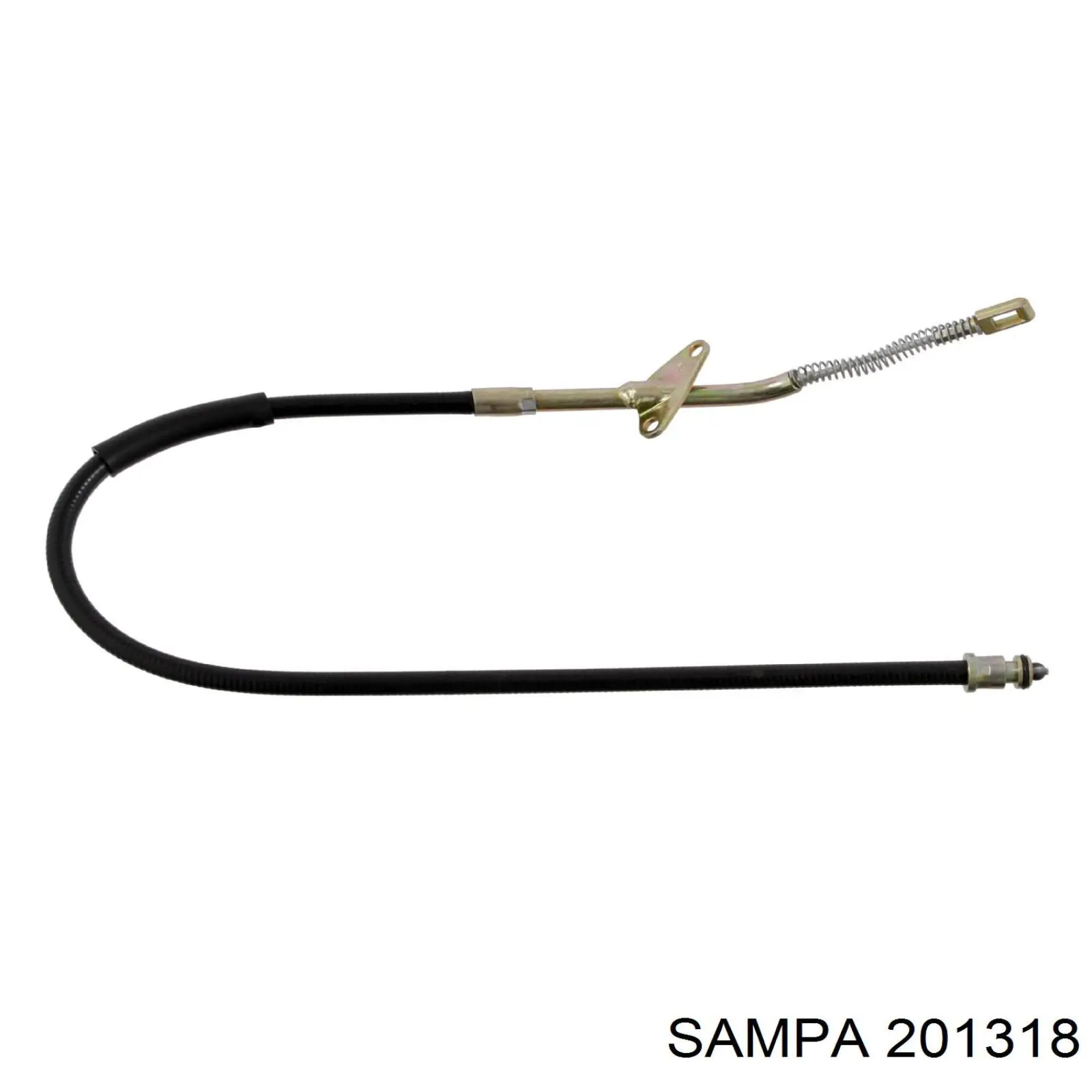 201318 Sampa Otomotiv‏ cable de freno de mano trasero izquierdo