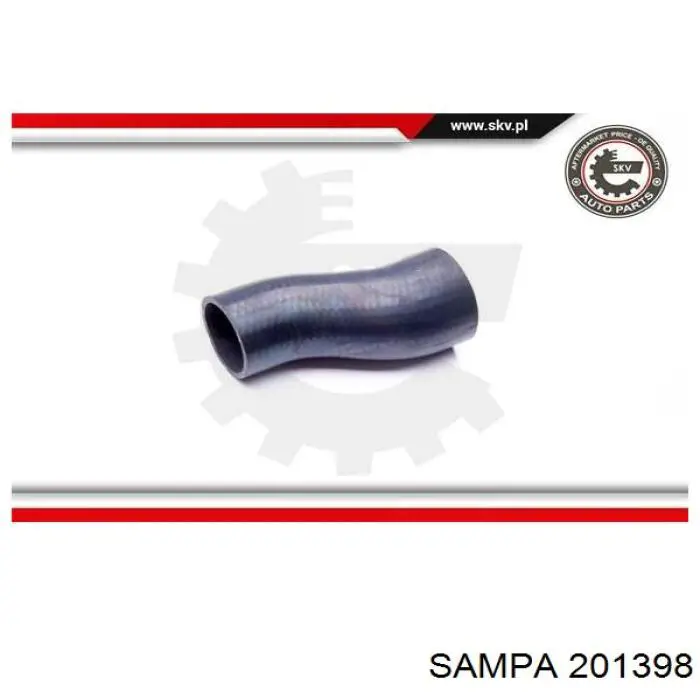 201398 Sampa Otomotiv‏ tubo intercooler superior