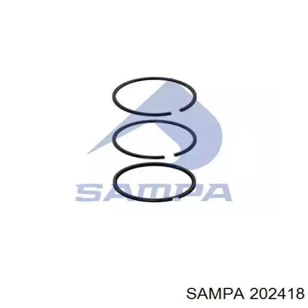 202418 Sampa Otomotiv‏ juego segmentos émbolo, compresor, para 1 cilindro, std