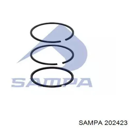 202423 Sampa Otomotiv‏ juego segmentos émbolo, compresor, para 1 cilindro, std