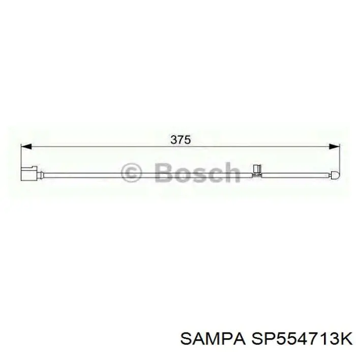 SP554713K Sampa Otomotiv‏ Bolsa neumática del eje