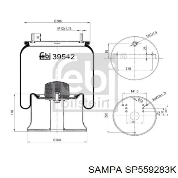 US04030G Schmitz muelle neumático, suspensión