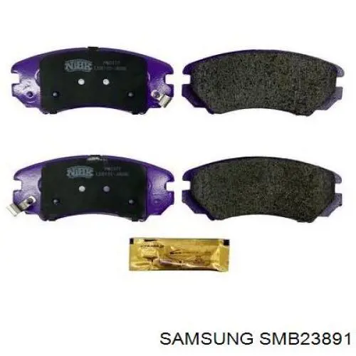 SMB23891 Samsung pastillas de freno delanteras