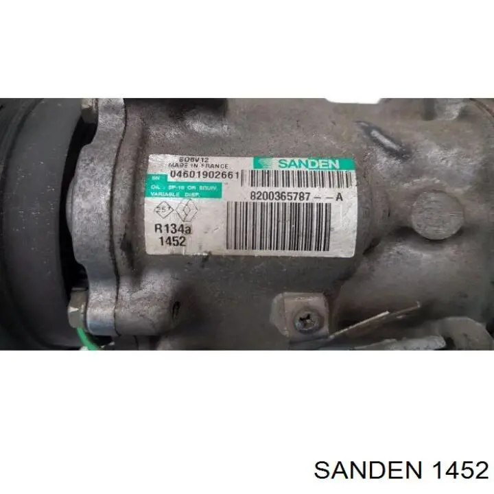 1452 Sanden compresor de aire acondicionado