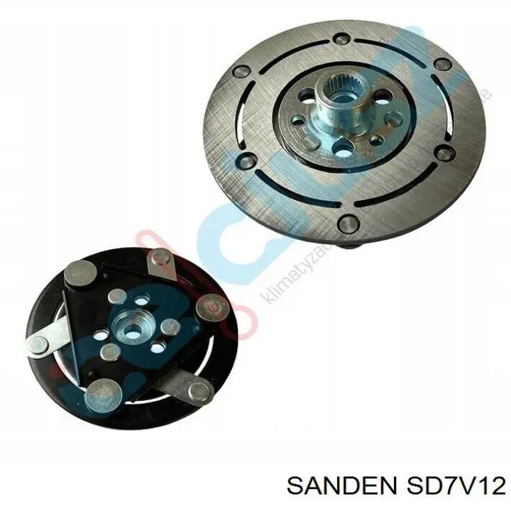 SD7V12 Sanden compresor de aire acondicionado