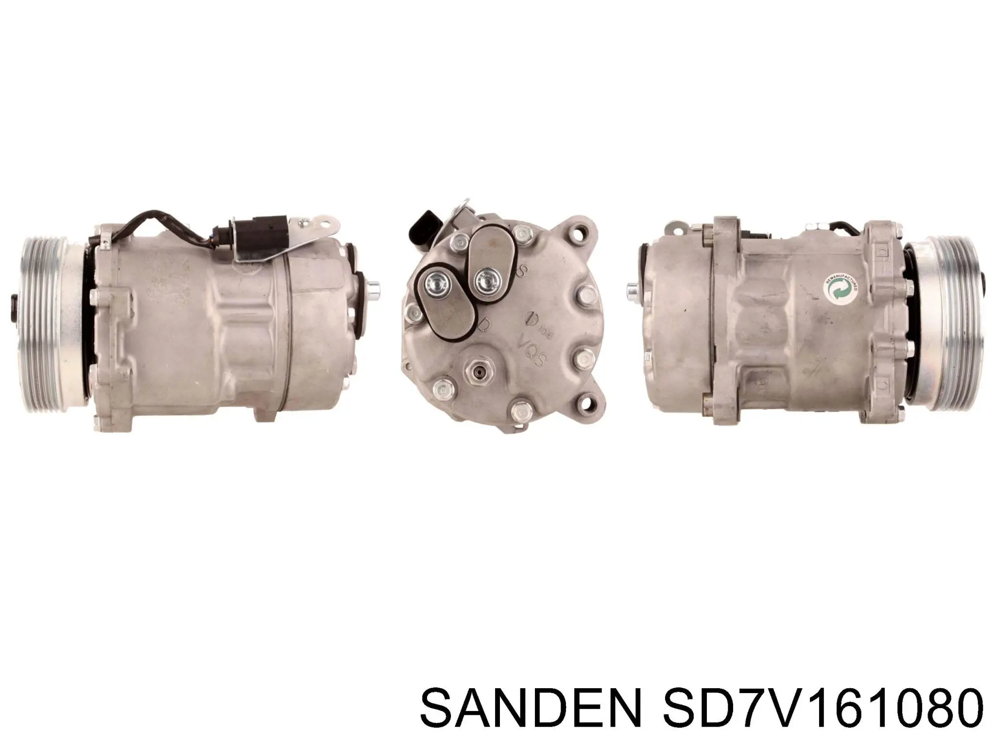 Compresor de aire acondicionado SD7V161080 Sanden