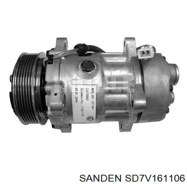 SD7V161106 Sanden compresor de aire acondicionado