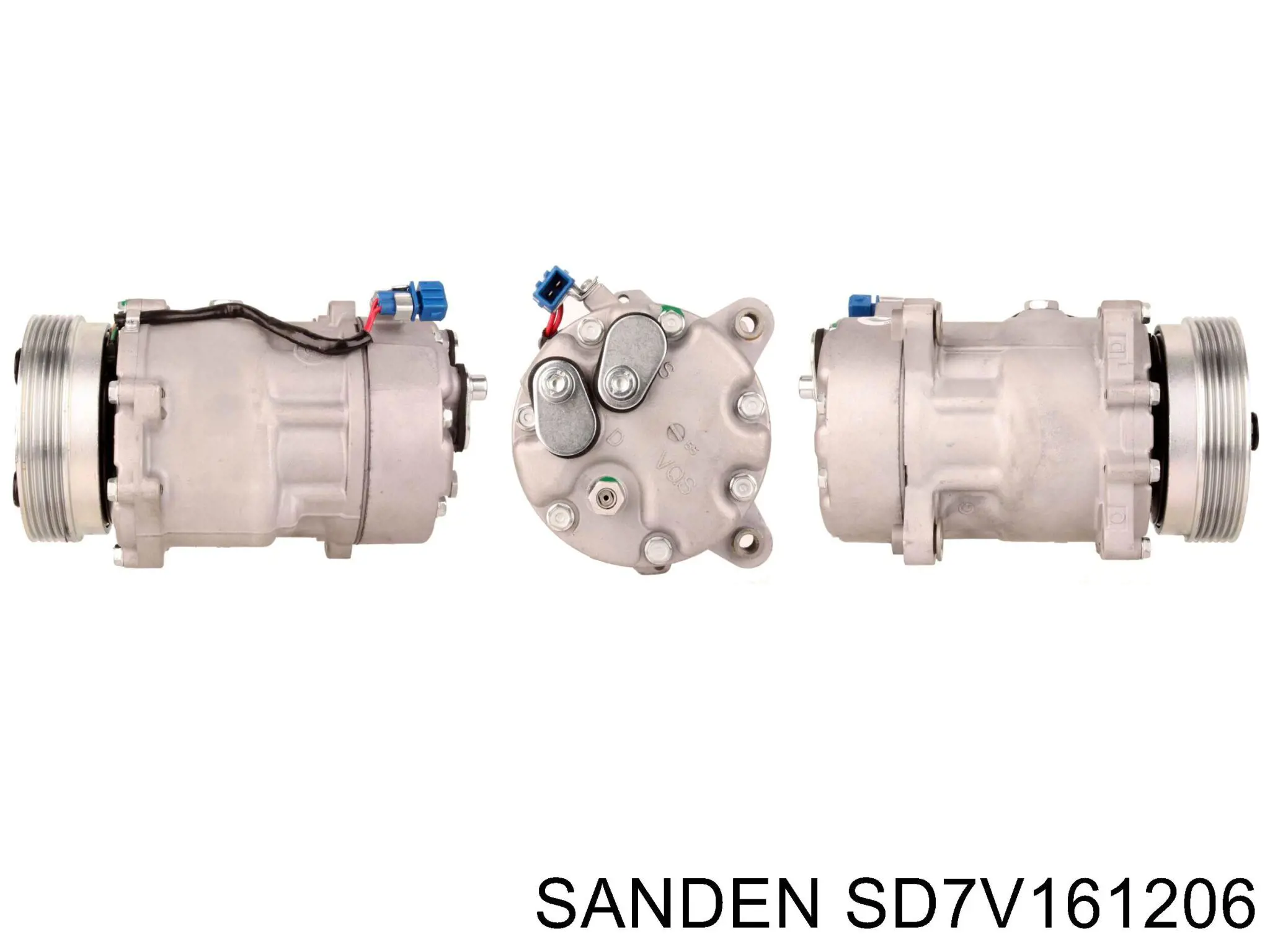 SD7V16-1206 Sanden compresor de aire acondicionado