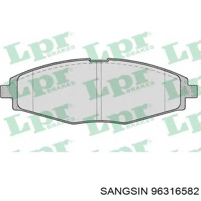 Pastillas de freno delanteras Chevrolet Spark (Matiz) M200, M250