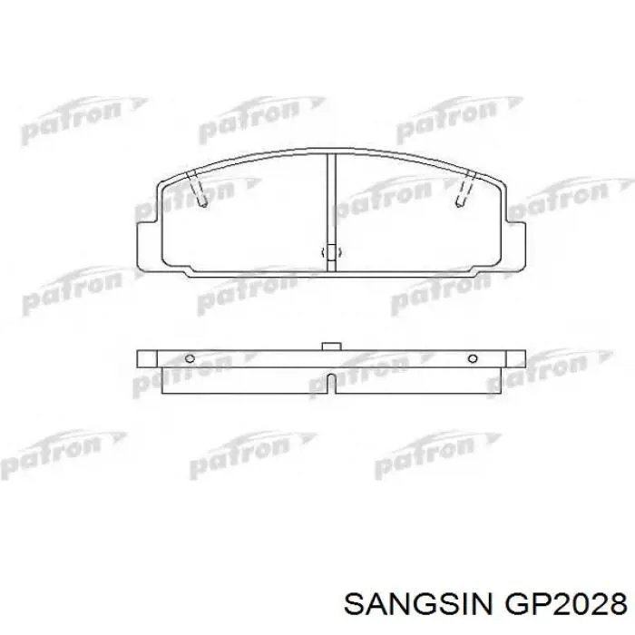 GP2028 Sangsin pastillas de freno traseras comprar barato