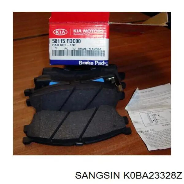 Pastillas de freno delanteras Mazda 323 BA