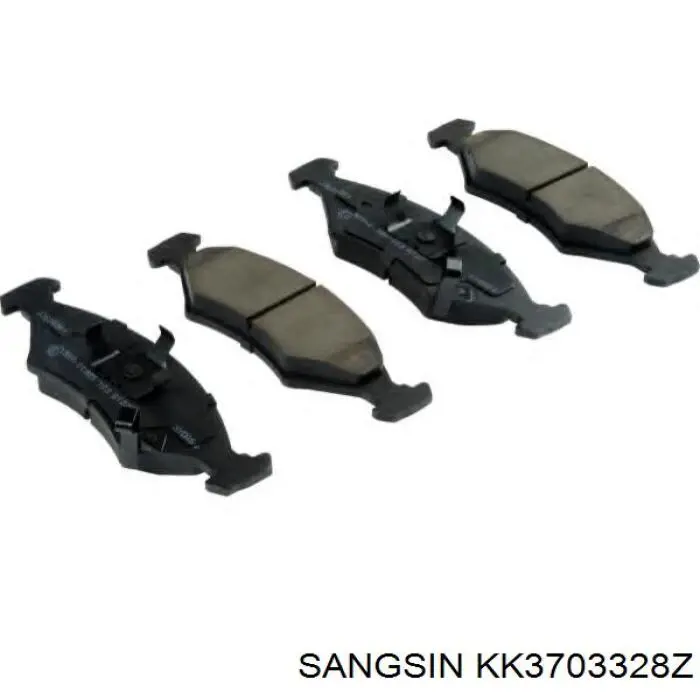 Pastillas de freno delanteras Mazda 323 BA