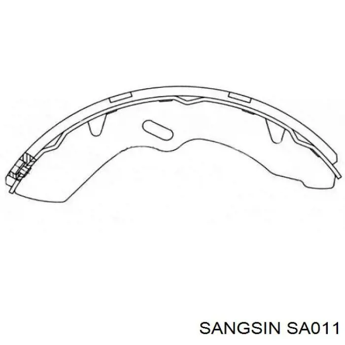 Comprar SA011 Sangsin Zapatas de freno