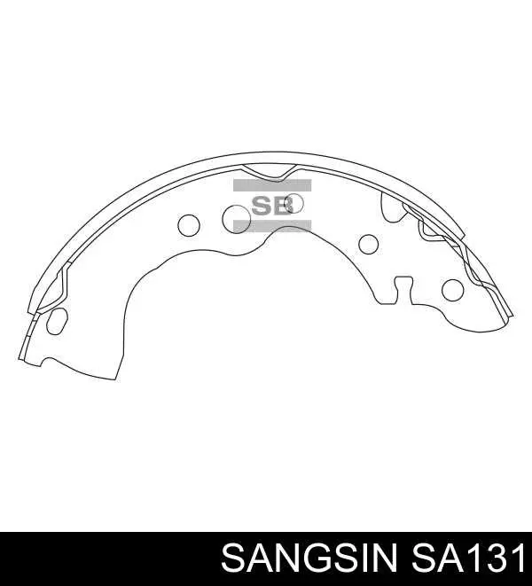 Zapatas de freno de tambor traseras Sangsin SA131 precio, desde 22,54 EUR
