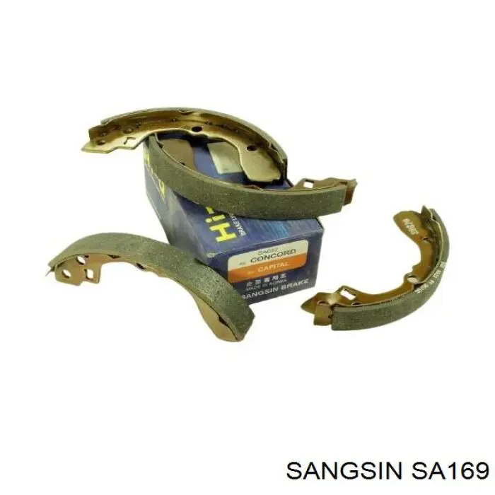 SA169 Sangsin zapatas de frenos de tambor traseras