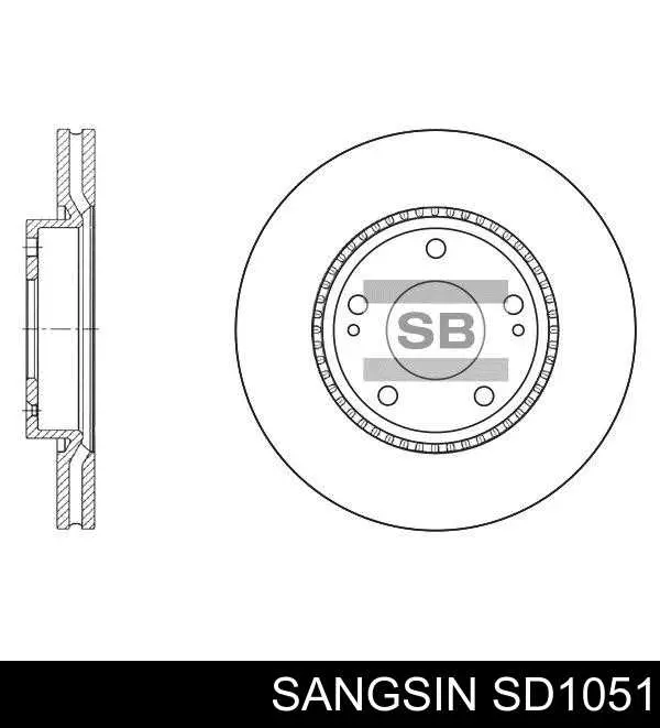 Frenos delanteros Sangsin SD1051 precio, desde 46,46 EUR