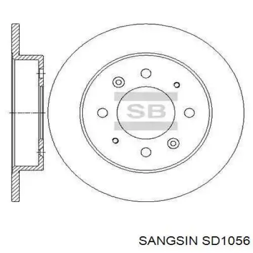 Comprar SD1056 Sangsin Freno de disco delantero