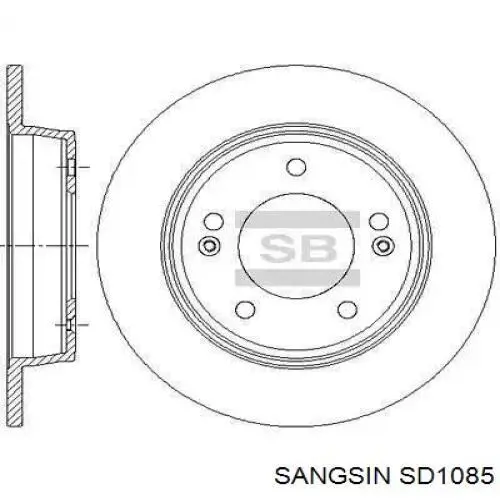 SD1085 Sangsin Freno de disco trasero