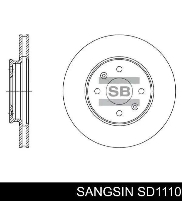 Frenos delanteros Sangsin SD1110 precio, desde 27,18 EUR