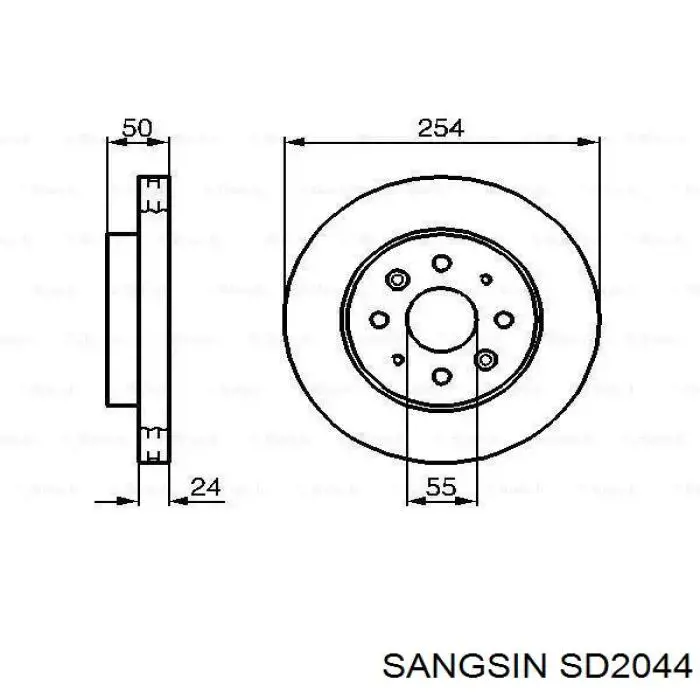 S51712FD300 Hyundai/Kia Discos