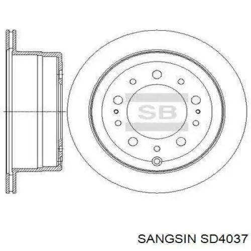 SD4037 Sangsin freno de disco delantero