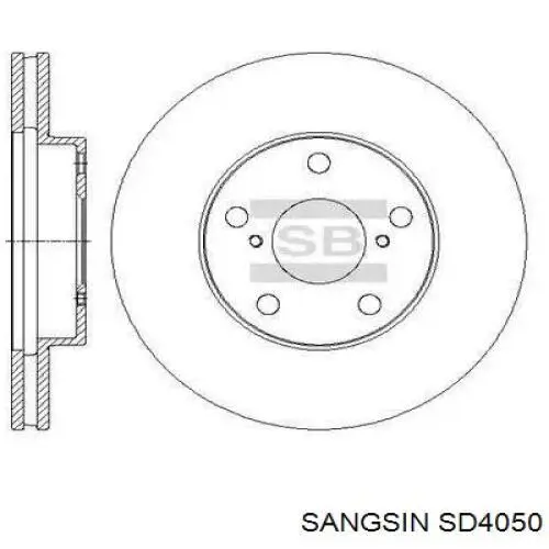 SD4050 Sangsin disco de freno delantero