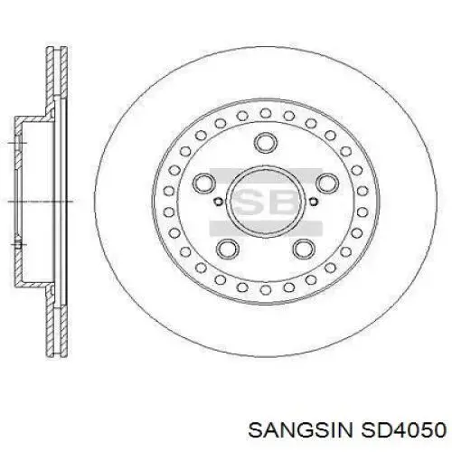 Comprar SD4050 Sangsin Freno de disco delantero