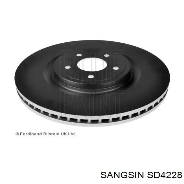 SD4228 Sangsin disco de freno delantero