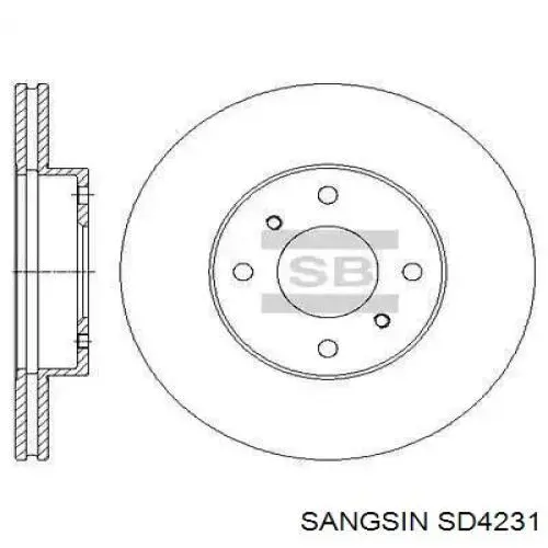 SD4231 Sangsin freno de disco delantero