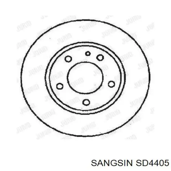 Frenos delanteros Sangsin SD4405 precio, desde 32,98 EUR