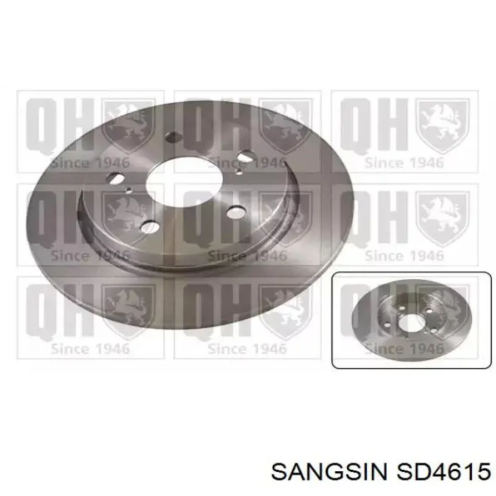 Disco de freno trasero Toyota Auris E15