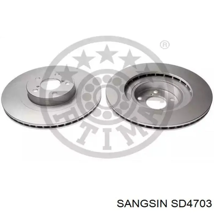 Comprar SD4703 Sangsin Freno de disco delantero