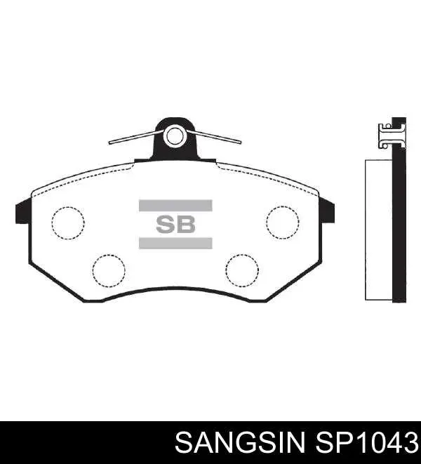 SP1043 Sangsin Pastillas delanteras