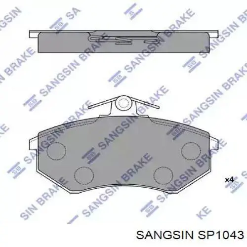Pastillas freno delanteras Sangsin SP1043 precio, desde 29,01 EUR