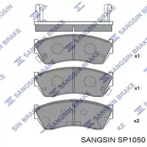 Pastillas de freno SP1050 Sangsin
