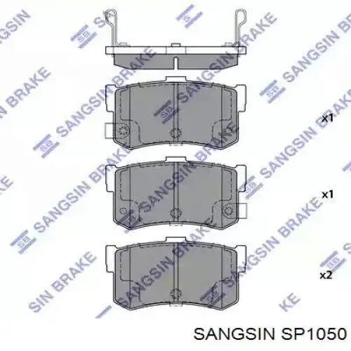 SP1050 Sangsin Pastillas delanteras