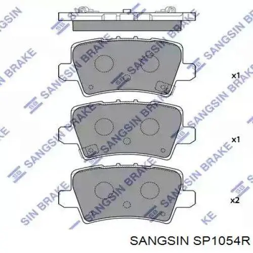 SP1054-R Sangsin pastillas de freno traseras