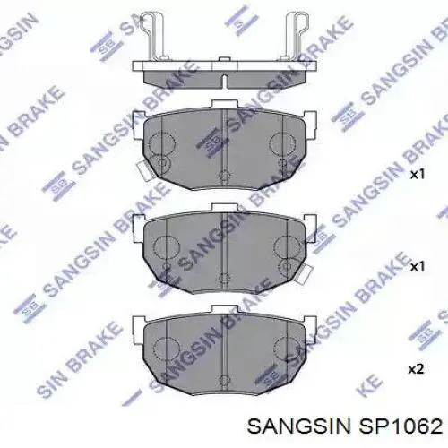 Pastillas traseras de freno Sangsin SP1062 precio, desde 17,71 EUR