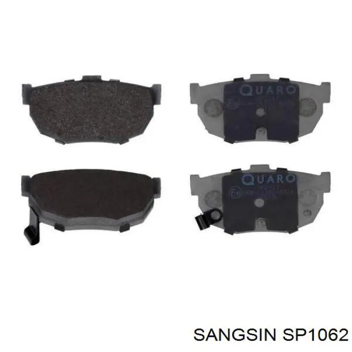Comprar SP1062 Sangsin Pastillas de freno traseras