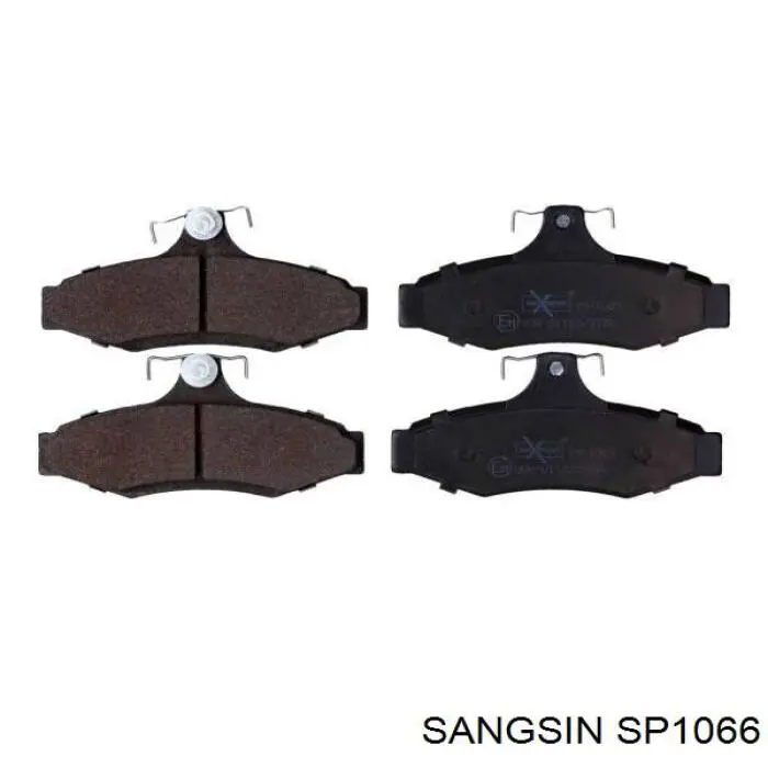 SP1066 Sangsin Pastillas freno traseras