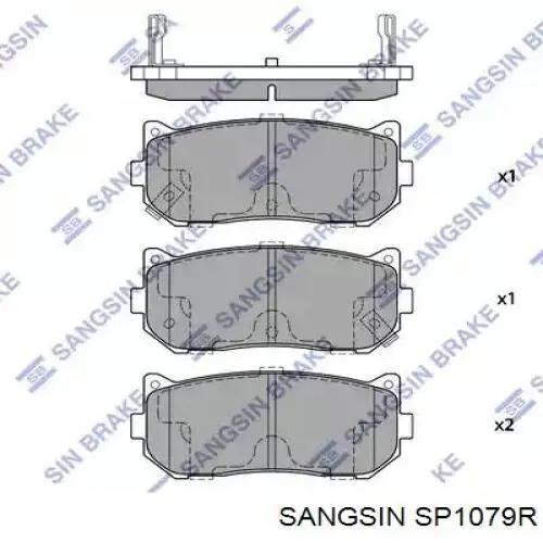 Pastillas traseras de freno Sangsin SP1079R precio, desde 17,85 EUR