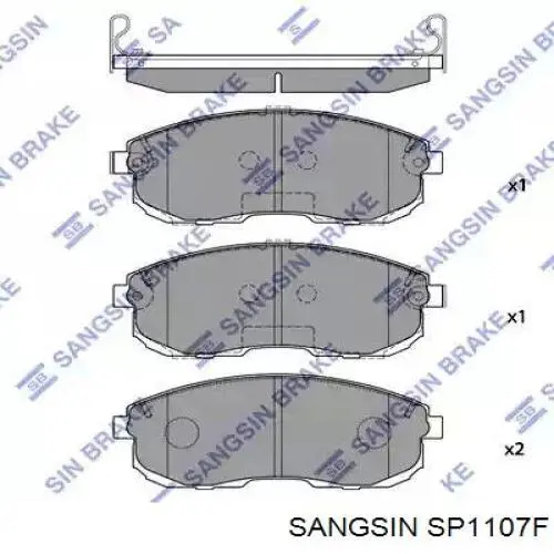 Pastillas freno delanteras Sangsin SP1107F precio, desde 34,91 EUR