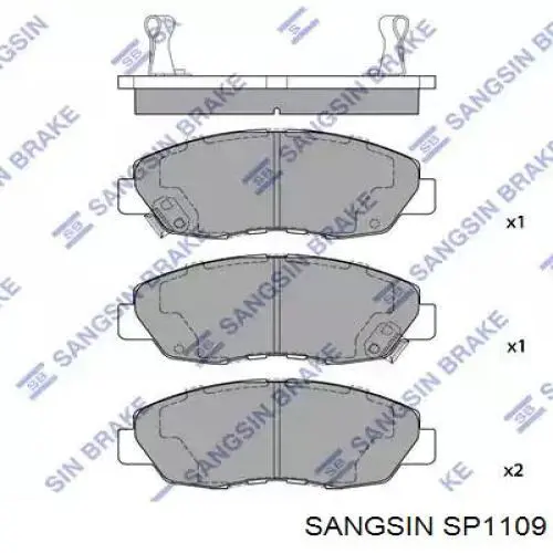 SP1109 Sangsin Pastillas delanteras